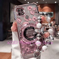 OPPO A15 A15S A35 2021 Shockproof Phone Case Casing Four Corner Protective Magnetic Phone Bracket Br