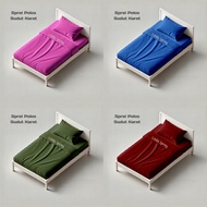 Plain Bed Sheet Size 80x200x5 80x200x10 Single Size