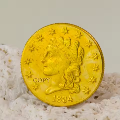 1934/1936/1937/1938 US 2.5 Dollar Gold Coin Liberty Eagle Morgan Collectible Decoration Commemorativ