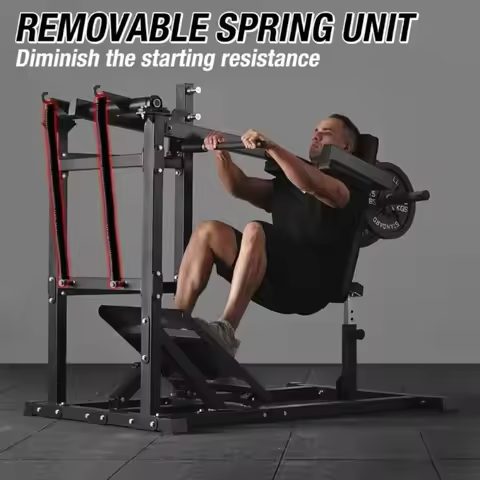 Pendulum Squat Machine Plate Loaded Hack Squat for Home Gym Lower Body Strength Training