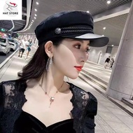 Personalized Sailor Style Beret Hat, Korean Fashion Beret Hat (MVP027HATSTORE)