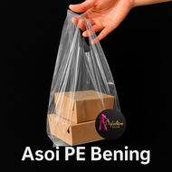 Asoi Plastic Bag PE PEX Clear Transparent Flash | Thick Transparent Asoi