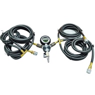 Bestseller Hot Sale Digital Tire Pressure Gauge With 4 in 1 Pipe and Hose Customize Air Chuck for Ca