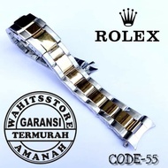 STRAP RANTAI TALI JAM TANGAN ROLEX DAYTONA 20MM SILVER KOMBINASI GOLD