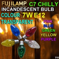 50PCS 灯泡 拜神灯泡 红色red chili bulb 普通灯泡 经济灯泡 light 红 黄 白 透明 灯 泡 神座灯泡 神桌灯泡 神台CHILI🌶 CandleBulb E12 240V F