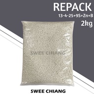 [REPACK] 13-4-25+9S+Zn+B Fertilizer Baja Rega King Buah Bunga Durian [SweeChiang]