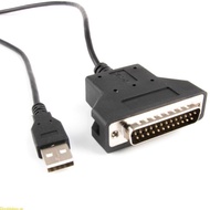 Doublebuy USB to DB25 25Pin Converter Cable for  and Printers 180cm