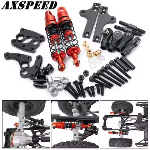 AXSPEED RC Car Cantilever Kit Suspension Shock Absorber for 1/10 Axial SCX10 90047 Wrangler & SCX10 