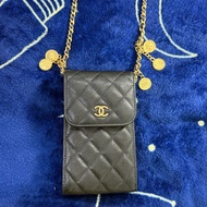 香奈兒 超仙！稀有金幣手機包  市面上少見！ Chanel手機包