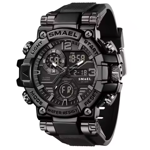 SMAEL 8110 New LED Watch 50-Meter Water Resistance Digital Watch Shock-Resistant Men's Digital Sport