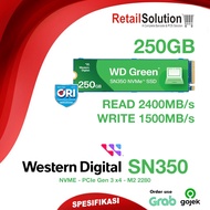 Ssd M2 M.2 2280 NVME - WD Green SN350 SN-350 250GB 250GB Original
