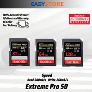 SanDisk Extreme PRO SD card SDHC and SDXC UHS-II cards 32GB/64GB/128GB (Lifetime limited Warranty)