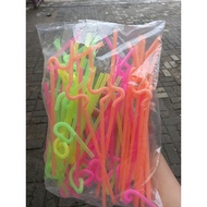 Funky Threaded Straws, 50 pcs Funky Threaded Straws