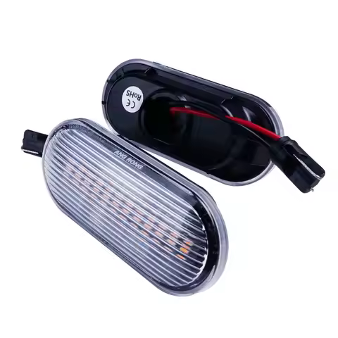 Clear Lens LED Indicator Side Repeater Light For VW Passat Polo Sharan Vento Up