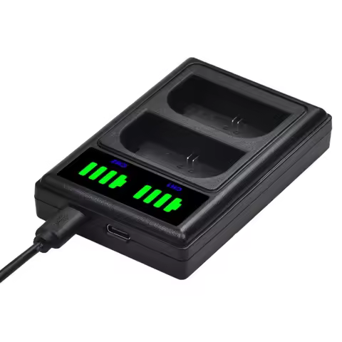 LP-E6 LP-E6N LP E6NH LED Dual Battery Charger For Canon EOS R 90D 80D 70D 60D EOS 5D Mark II III IV 