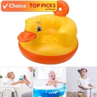 Baby Inflatable Chair – Soft PVC Seat Cushion Sofa for Sitting, Feeding & Playtime (Kerusi Makan Bay