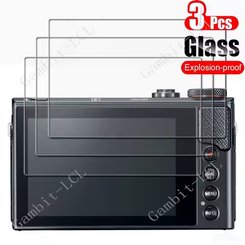 3PCS Tempered Glass For Canon G9X G9XII G7X G7XII Mark 2 II Mark2 G5X/G9 G7 G5 X/G1XIII G1X III M6 M