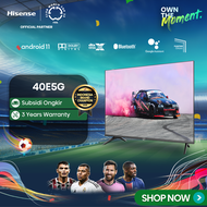 Hisense 40 inch - 40E5G Android 11 - FHD - TV LED Bezelless Design - Dolby Audio - Youtube/Netflix/P