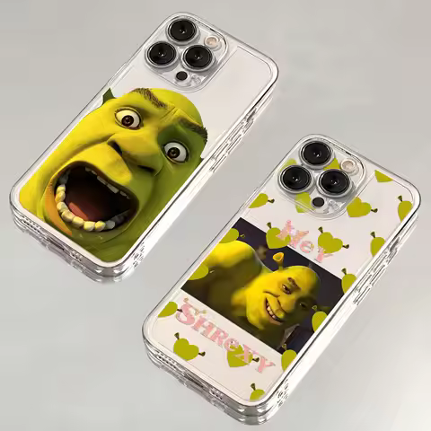 Cartoon Funny M-Movies S-Shreks Phone Case For Samsung S24 S23 S22 S21 S20 S10 FE Note20 Note10 Plus