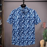 M-5XL Hawaiian Loose Plus Size Casual All Match Short Sleeve Floral Shirt Men