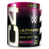 C4 Ultimate x WWE Pre Workout Powder Pomegranate PileDriver - Sugar Free Preworkout Energy Supplemen