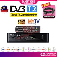New Dekoder DVB T2 MYTV Myfreeview Decoder HDTV DVBT2 Tuner Digital TV Receiver Malaysia My Freeview