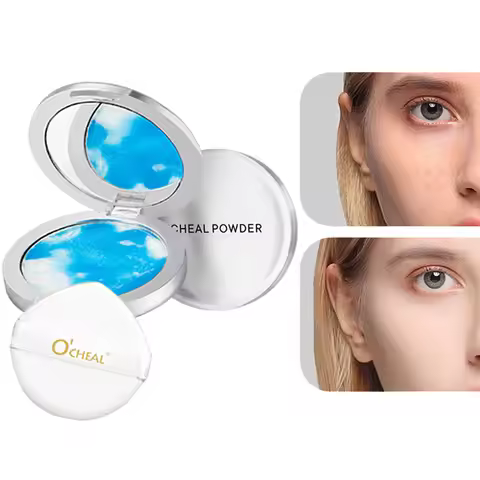 Ocheal Matte Face Powder Oil-control 24 Hours Long Lasting Waterproof Face Makeup Cosmetic Setting C