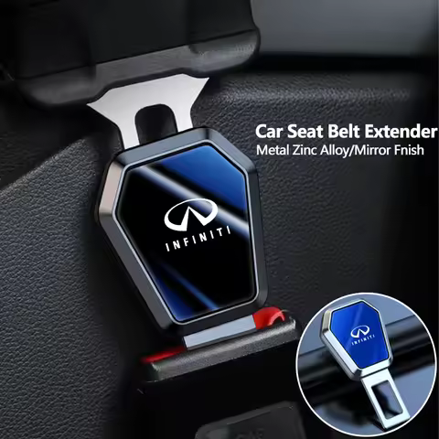 Car Seat Belt Clip Extender Safety Seatbelt Extension Plug Auto Accessorie For Infiniti Q50 G37 FX30