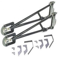 Competition Engineering C2005 Black Powdercoated Ladder Bars - Set of 2