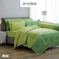 Jessica Cotton mix พิมพ์ลาย J259 ชุดเครื่องนอน ผ้าปูที่นอน ผ้าห่มนวม เจสสิก้า พิมพ์ลายได้อย่างประณีตสวยงาม