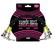ERNIE BALL ERNIE BALL 6075 patch cable 3 pcs pack 1 foot ANGLE / 3Pack 30cm black