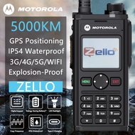 5000KM Motorola Walkie Talkie Zello T92 Global 4G/5G/WIFI GPS Network Radio Long Range Intercom IP54
