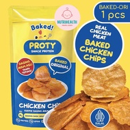 Proty Baked Original Healthy Protein Snacks for Adults, Teenagers, and Children, Gym Diet
