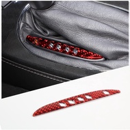 PIUGILH Car Gear Shift Indicator Button Frame Cover Carbon Fiber Interior Trim Cover for Corvette C6