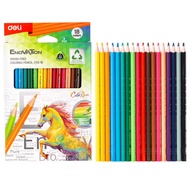 Deli ENOVATION Colour Pencil Wood-Free (12/18/24 Colours) Set Pensel Warna Art Painting Color