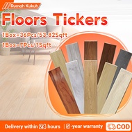 36/7 PCS Vinyl Floor 2MM Thick PVC Floor Sticker Waterproof Home Flooring Decor Stickers Self Adhesl
