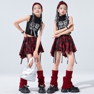 Hip-Hop Trendy Outfit Girl Runway Performance Outfit Street Style Show Outfit Set