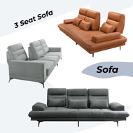 3 SEATER SOFA 3 SEATER PUSH BACK SOFA LIVING ROOM SOFA FABRIC SOFA