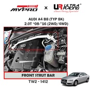 Ultra Racing Safety Bar Front Strut 2 Points UR-TW2-1412 for Audi A4 B8 (Typ 8K) 2.0T '08-'16(2WD/4W