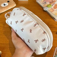 Barcelona Bear Pencil Case Style High-value Large-capacity Cosmetic Bag DJI pcket4 Storage Bag Penci