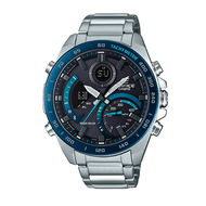 Casio Edifice ECB-900DB-1Bสมาร์ทวอท์ช Men's Multi-Functional SOLAR นาฬิกาข้อมือกันน้ำทรงนักธุรกิจ(Blue and Silver)