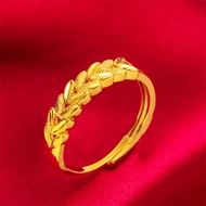 รูปแบบล่าสุด สไตล์คลาสสิก แหวนไม่ลอก แหวนหุ้มทอง ไม่ลอก ไม่ดำ แหวนทอง แหวน แหวนทองปลอม เครื่องประดับ ทองเหมือนแท้ ทองโคลนนิ่ง แหวนทอง 1 สลึง ปอกมีด น้ำหนัก1สลึง ทองคำแท้96.5% ขายได้ จำนำได้ มีใบรับประกัน