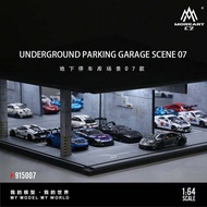MOREART 1/64 DIORAMA UNDERGROUND PARKING SCENE 07