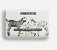 Beekman 1802 - Pure Goat Milk Body Bar Soap - Triple-Milled Goat Milk Soap Bar, Fragrance Free Soap &amp; Hydrating Body Wash - Exfoliating Bar Soap for Men &amp; Women - 9 oz