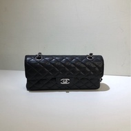 CHANEL｜經典款CF23 小號 黑銀