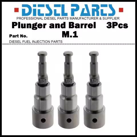 3Pcs/Lot Pump Element Plunger and Barrel Assy M1 M.1 119620-51101 for Yanmar 3D72 3D74