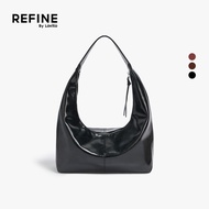 (Refine by Lovito) Casual Simple Top Handle Tote Bag for Women LR25E076 (Refine by Lovito) Beg Tote 