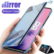 Mirror Flip Phone Case for Samsung A04S A14 A34 A54 A13 A23 A33 A53 A73 4G 5G Leather with Stand Ant