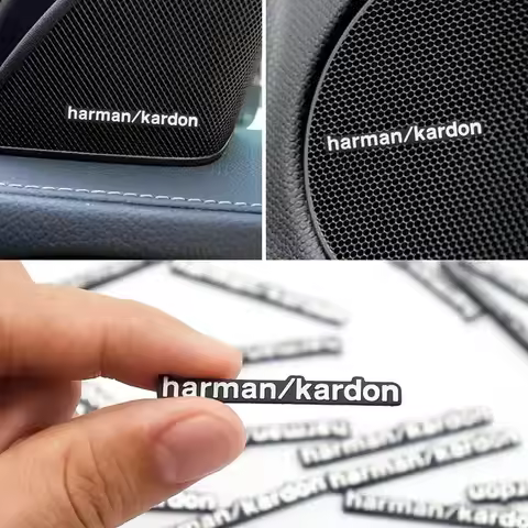 4 pieces/8 pieces high-quality metal Harman/Kardon car accessories Hi-Fi audio speaker badge stereo