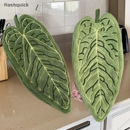 flashquick Hot Plant Hand Towel Cleaning Towel Absorbent Handkerchief Hanging Thiened Kitchen Towel 